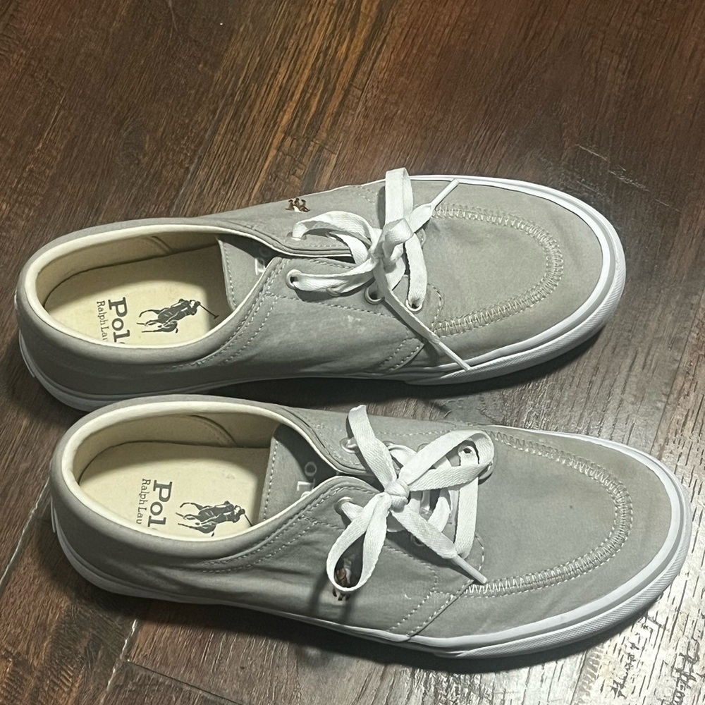 Polo by Ralph Lauren Light Gray Sneakers - Picture 8 of 8